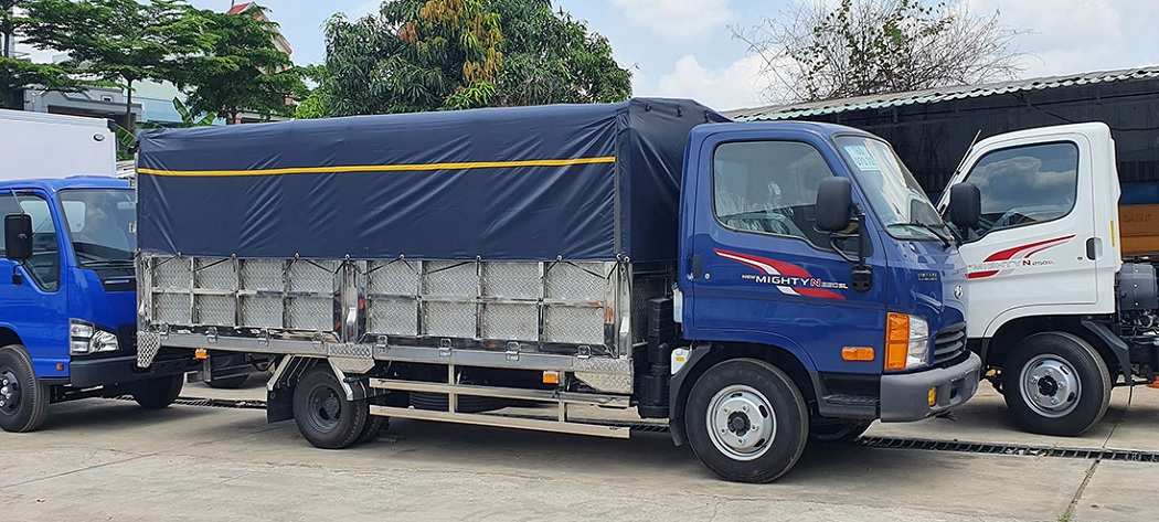 Giới thiệu mẫu xe Hyundai 2T4 bửng nhôm Inox – Siêu chất lượng