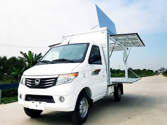 Xe Tải Kenbo Thùng Kín Cánh Dơi 800Kg – Bán hàng lưu động