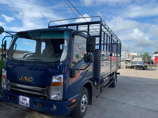 XE TẢI JAC N650 PLUS, CABIN ĐÔI THÙNG DÀI 6.2M