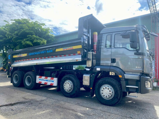 XE BEN SHACMAN 4 CHÂN THÙNG U H3000S 340HP 2025